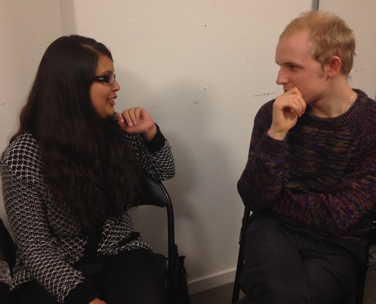 Sara Kukka Salam och Jonas Bergström